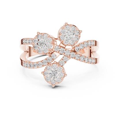 Round Halo Lab Grown Diamond Ring
