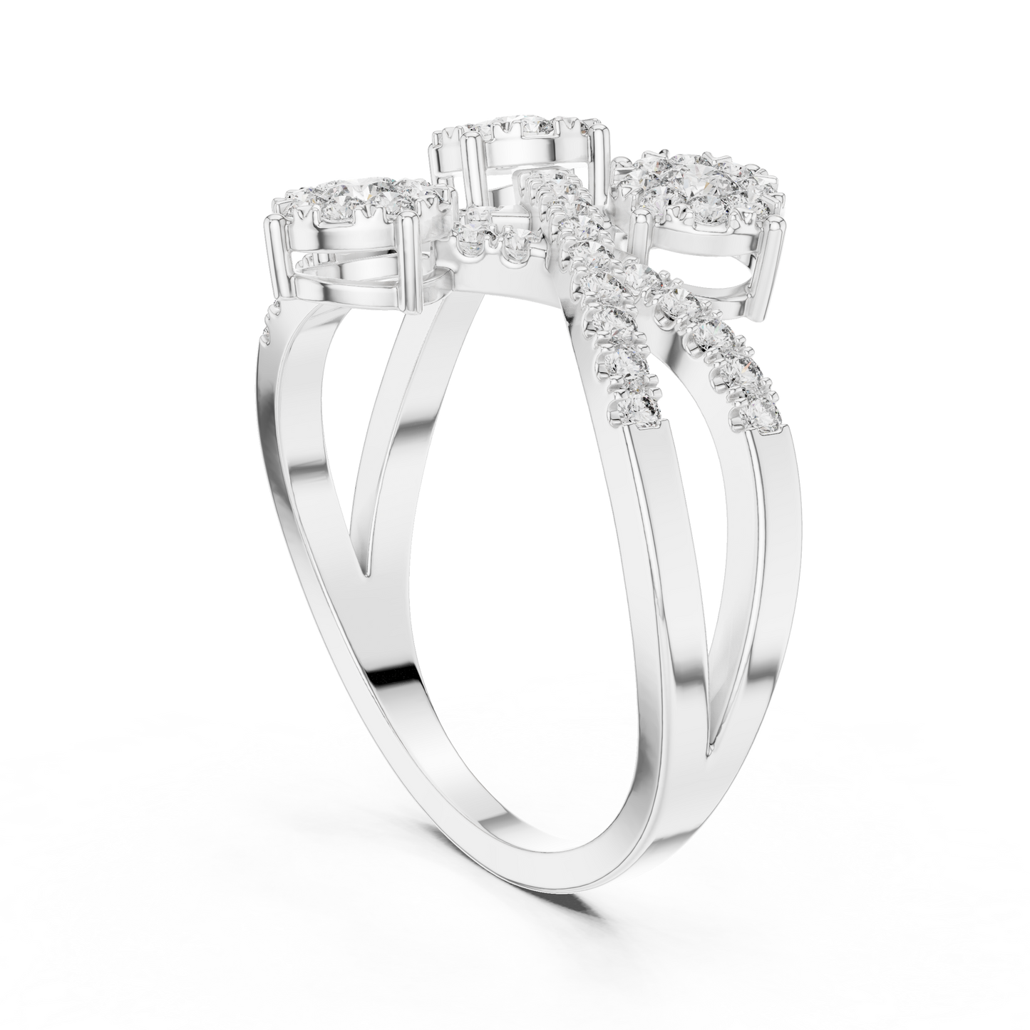 Round Halo Lab Grown Diamond Ring
