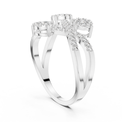 Round Halo Lab Grown Diamond Ring