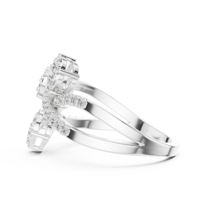 Round Halo Lab Grown Diamond Ring