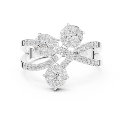 Round Halo Lab Grown Diamond Ring
