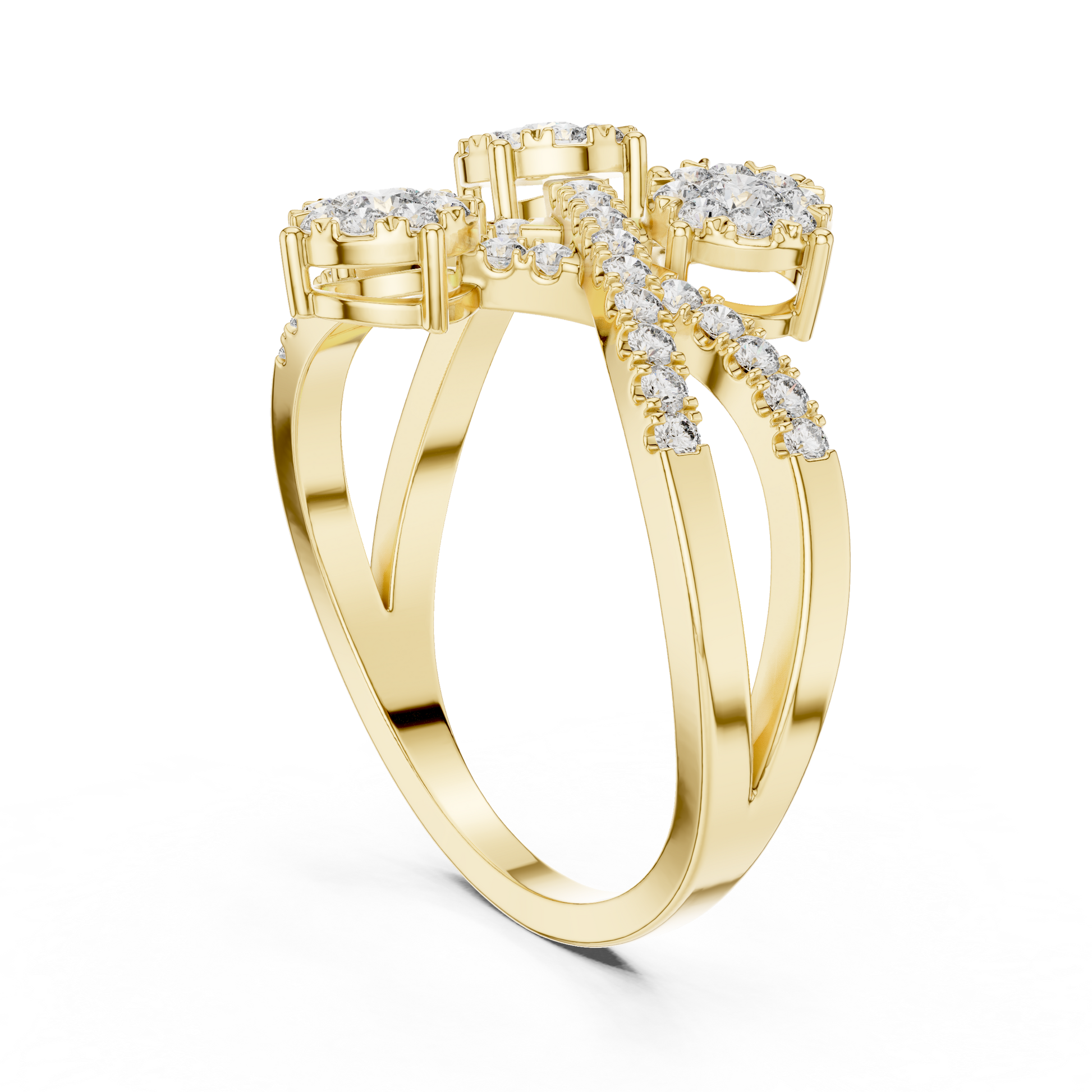 Round Halo Lab Grown Diamond Ring
