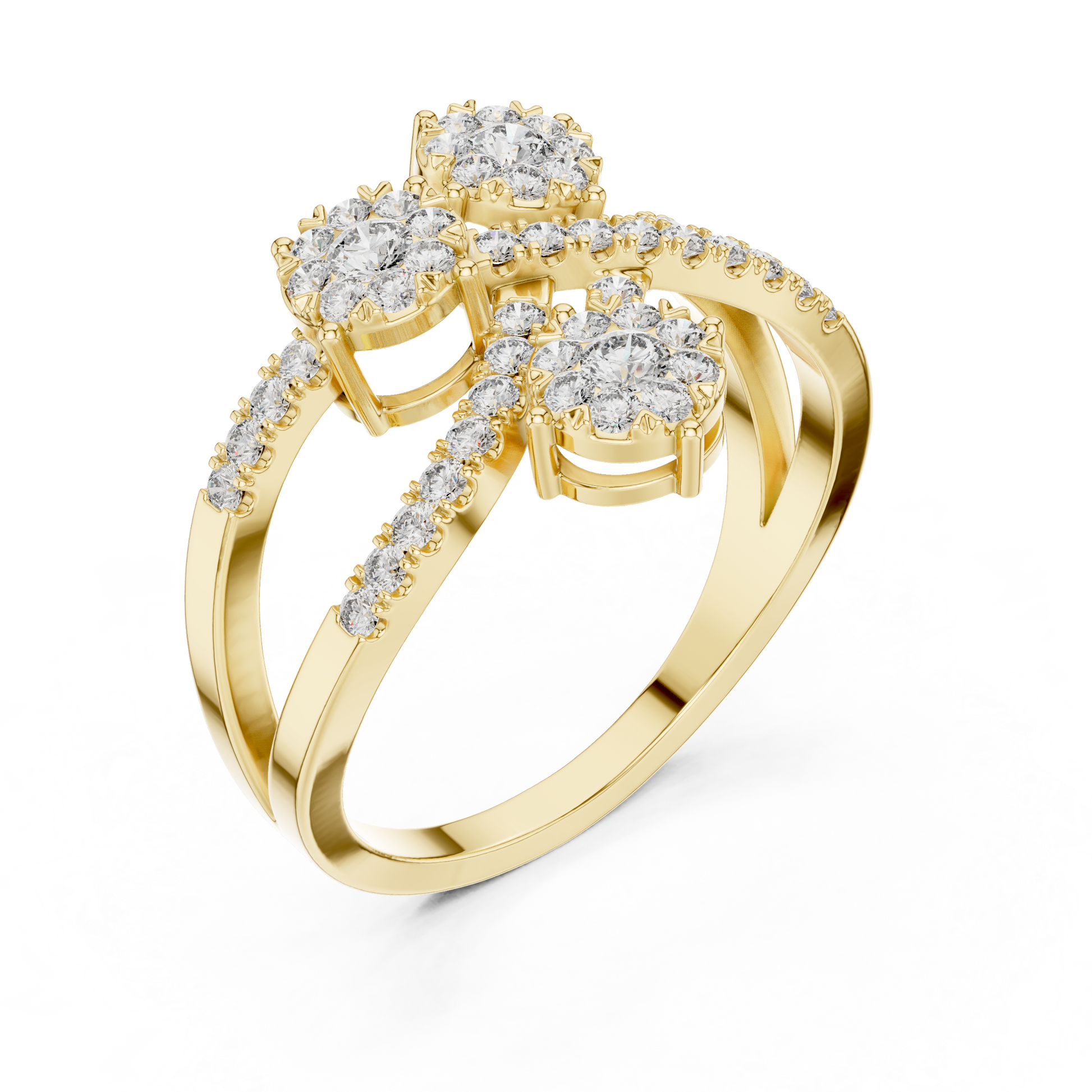 Round Halo Lab Grown Diamond Ring