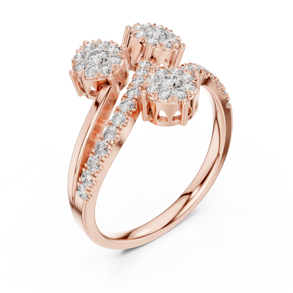Round Halo Lab Grown Diamond Ring