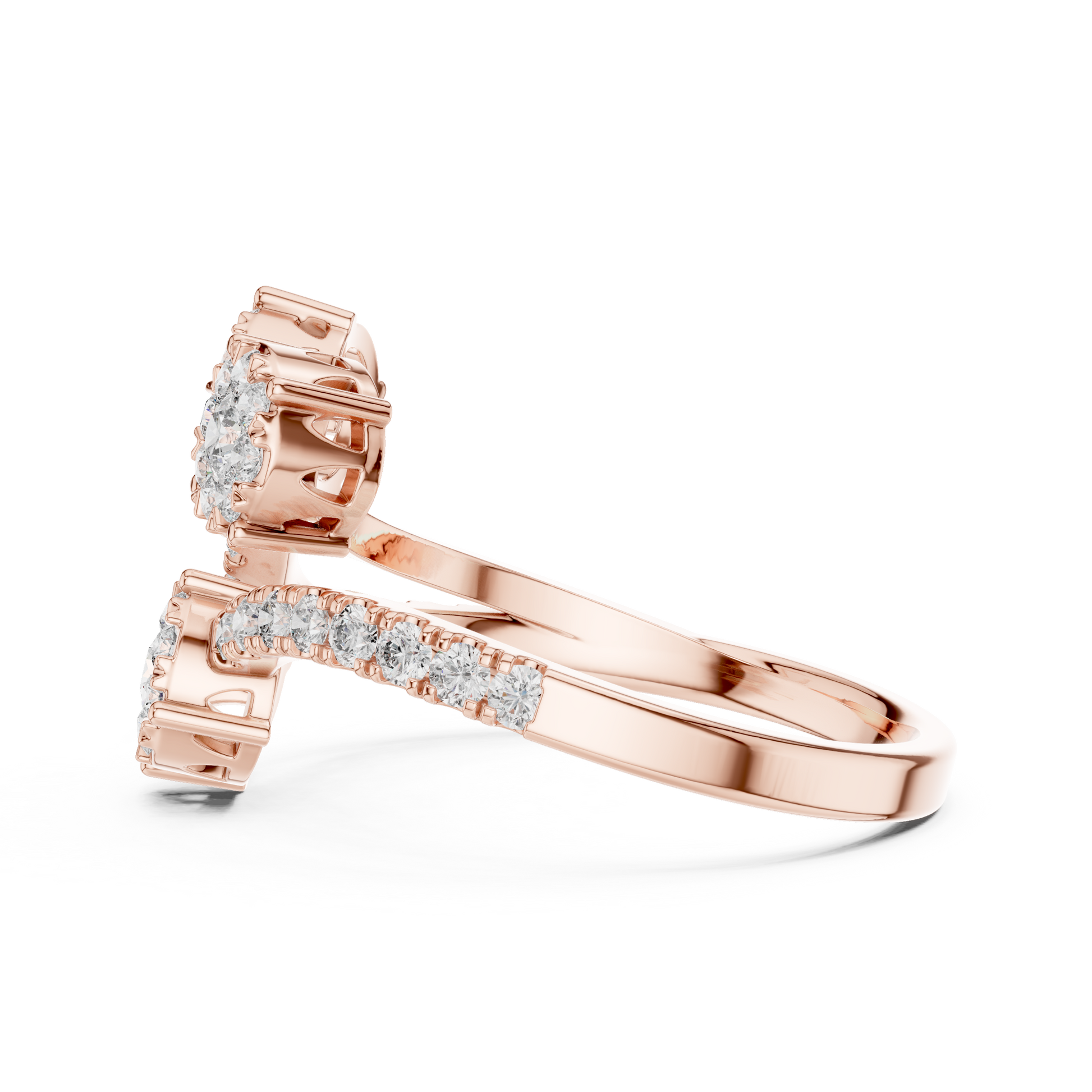 Round Halo Lab Grown Diamond Ring