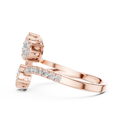 Round Halo Lab Grown Diamond Ring