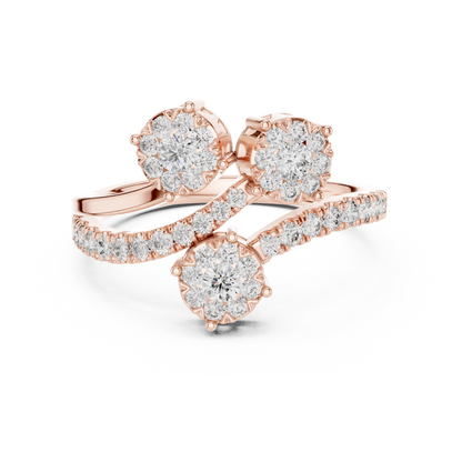 Round Halo Lab Grown Diamond Ring