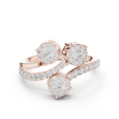Round Halo Lab Grown Diamond Ring