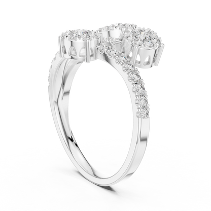 Round Halo Lab Grown Diamond Ring