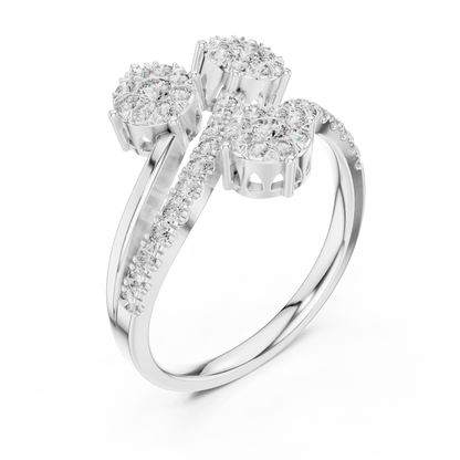 Round Halo Lab Grown Diamond Ring