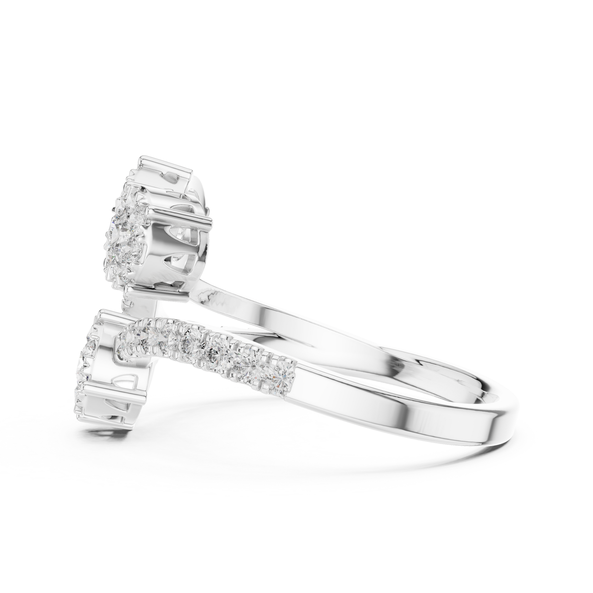 Round Halo Lab Grown Diamond Ring