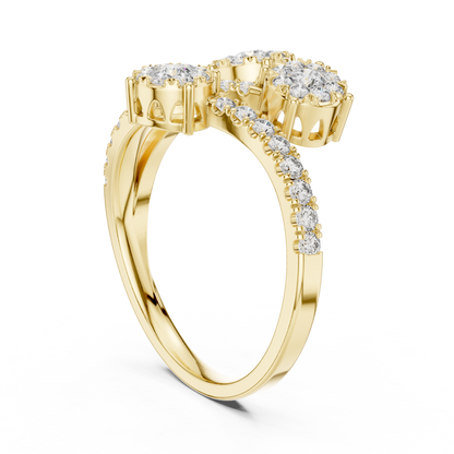 Round Halo Lab Grown Diamond Ring