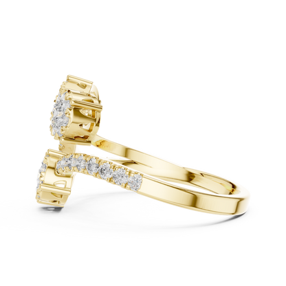 Round Halo Lab Grown Diamond Ring