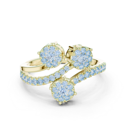 Round Halo Lab Grown Diamond Ring