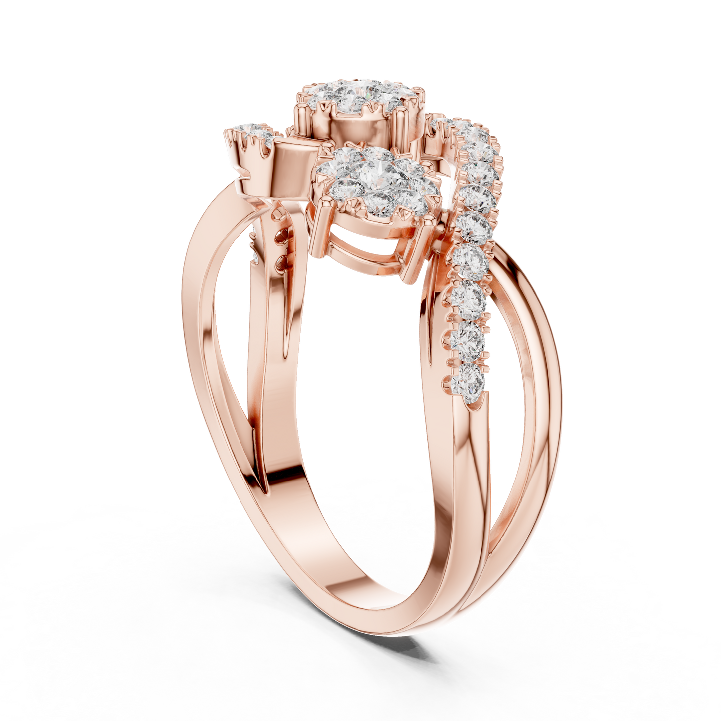 Round Halo Lab Grown Diamond Ring