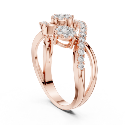 Round Halo Lab Grown Diamond Ring