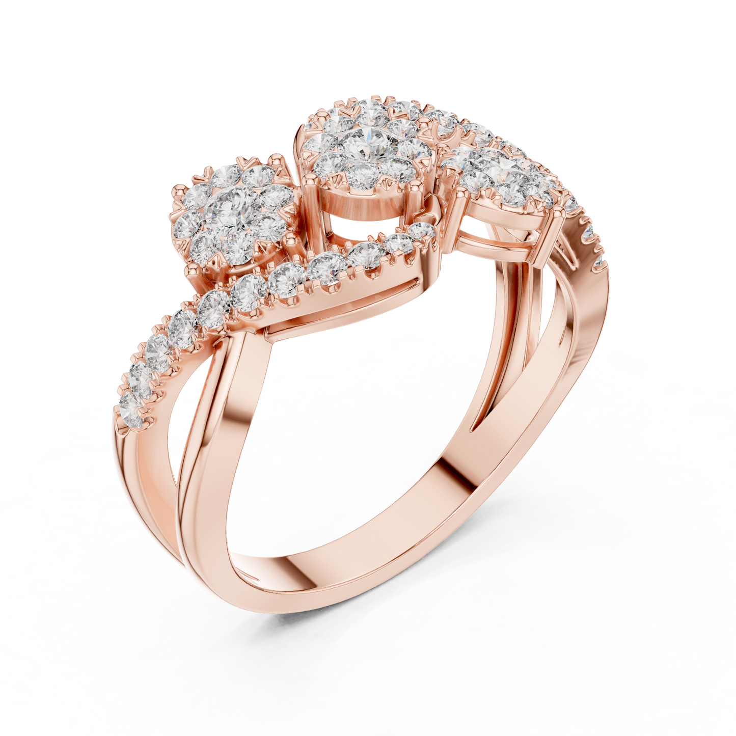 Round Halo Lab Grown Diamond Ring