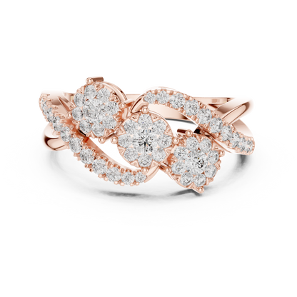 Round Halo Lab Grown Diamond Ring