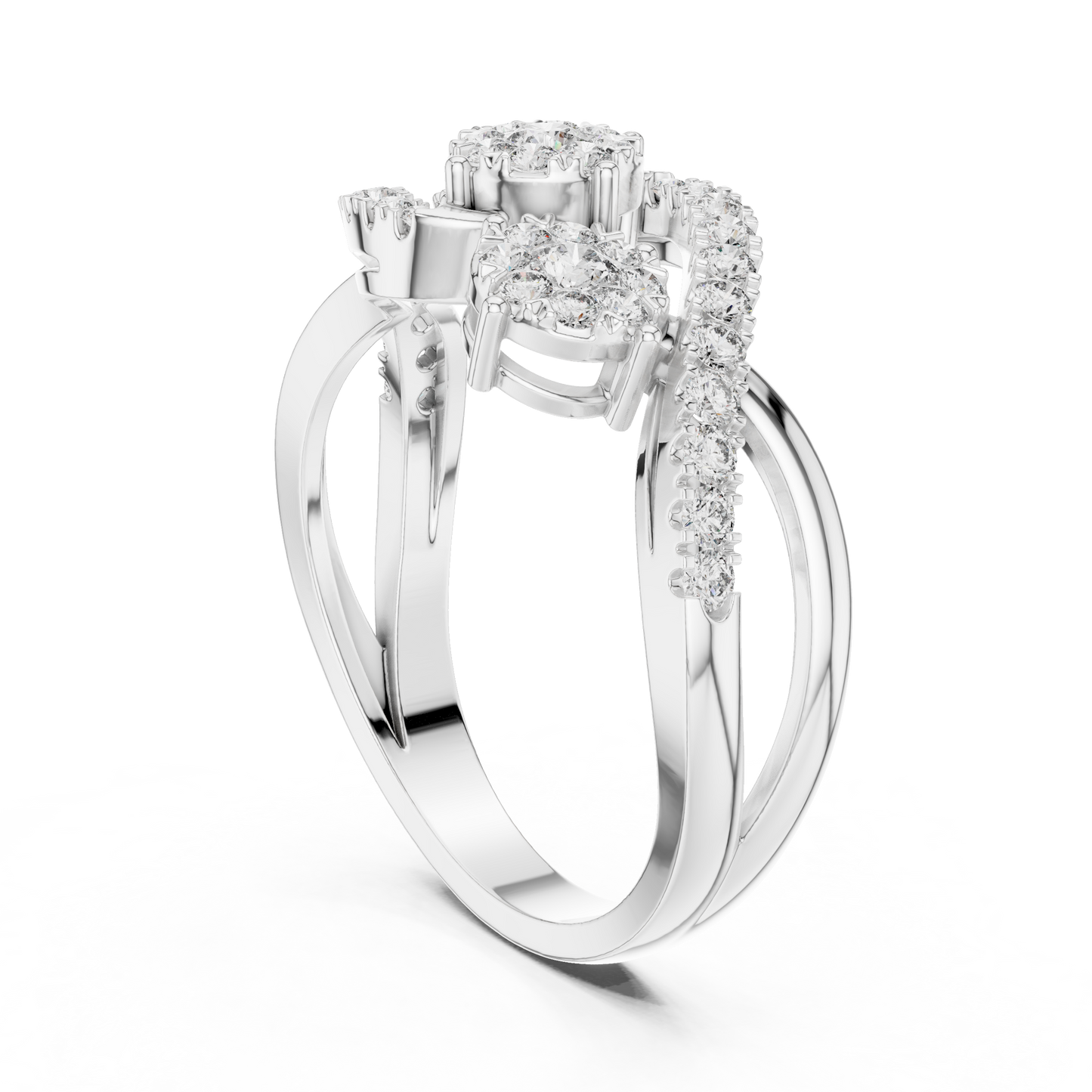 Round Halo Lab Grown Diamond Ring