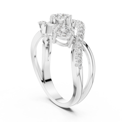 Round Halo Lab Grown Diamond Ring