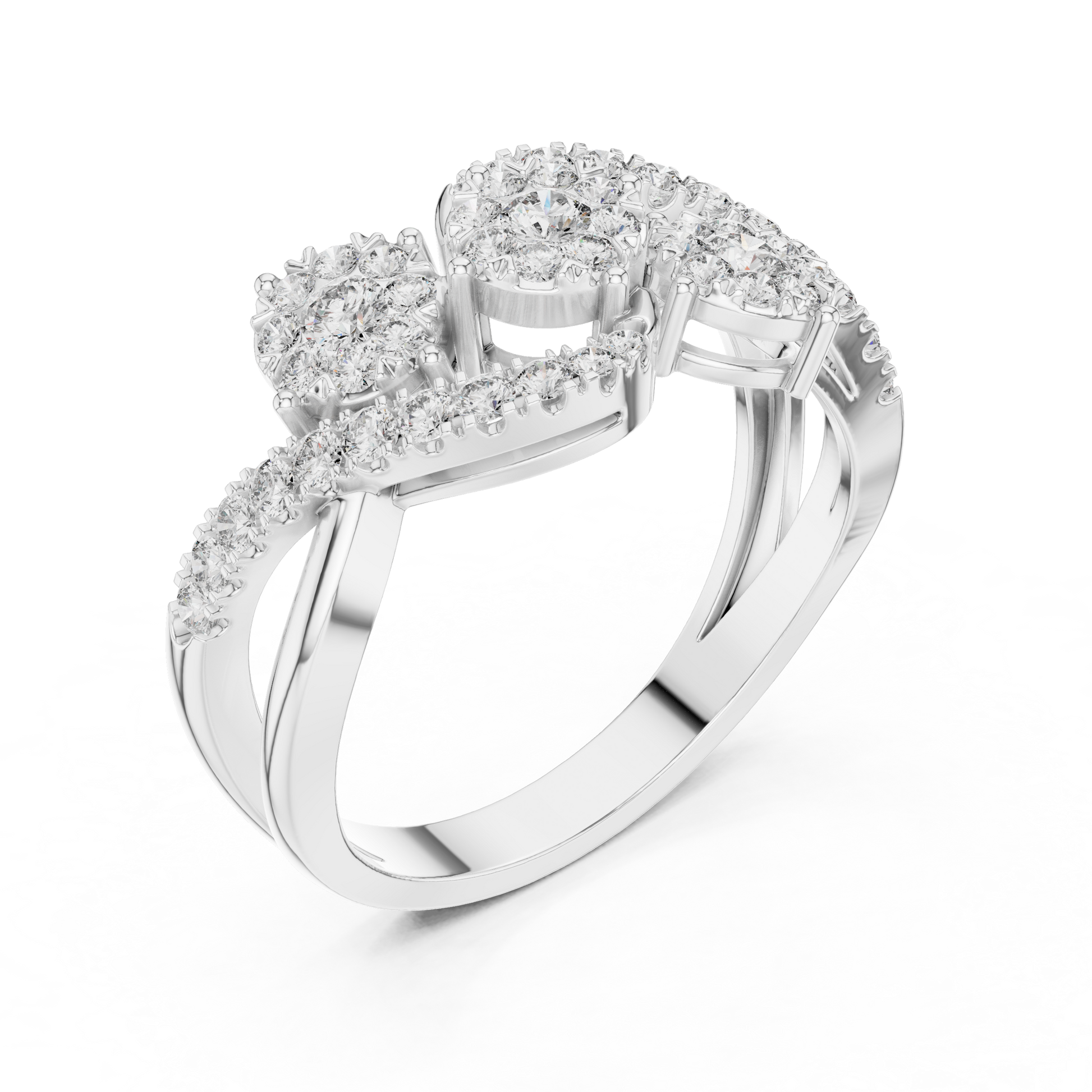Round Halo Lab Grown Diamond Ring