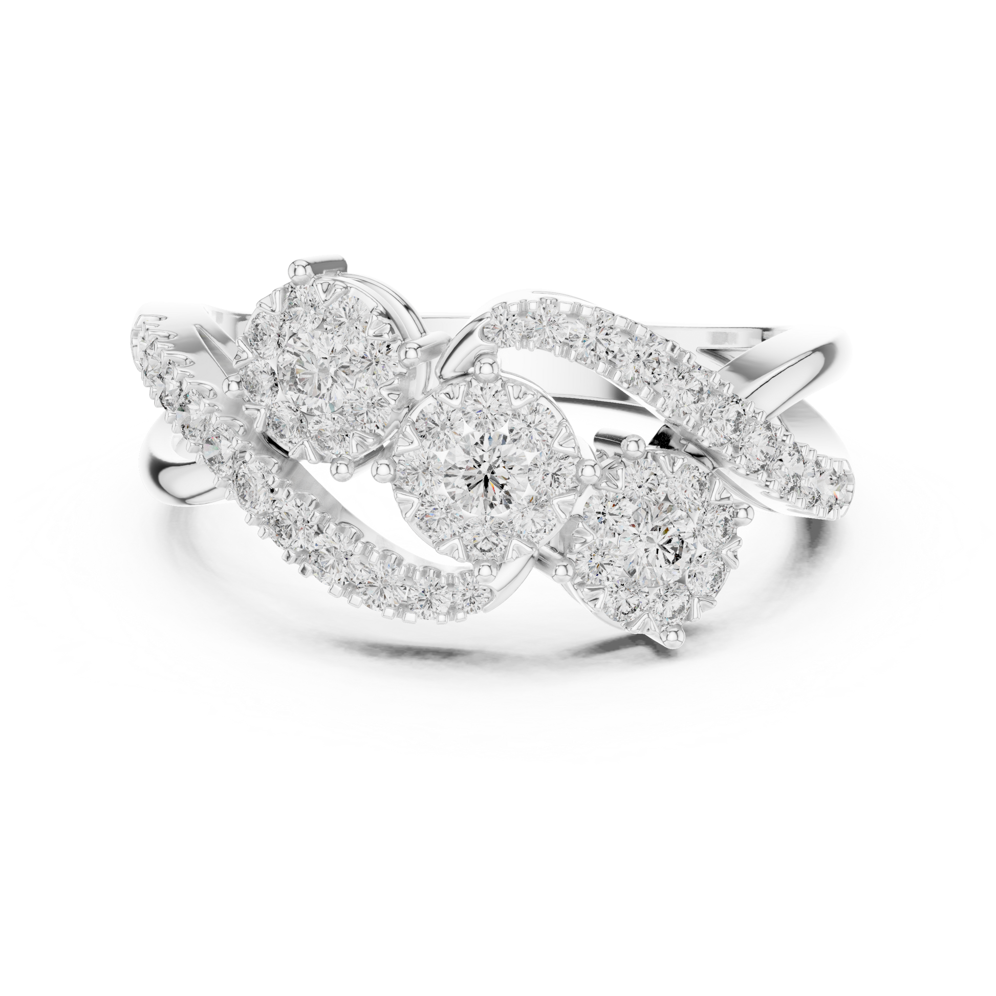 Round Halo Lab Grown Diamond Ring