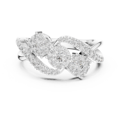 Round Halo Lab Grown Diamond Ring