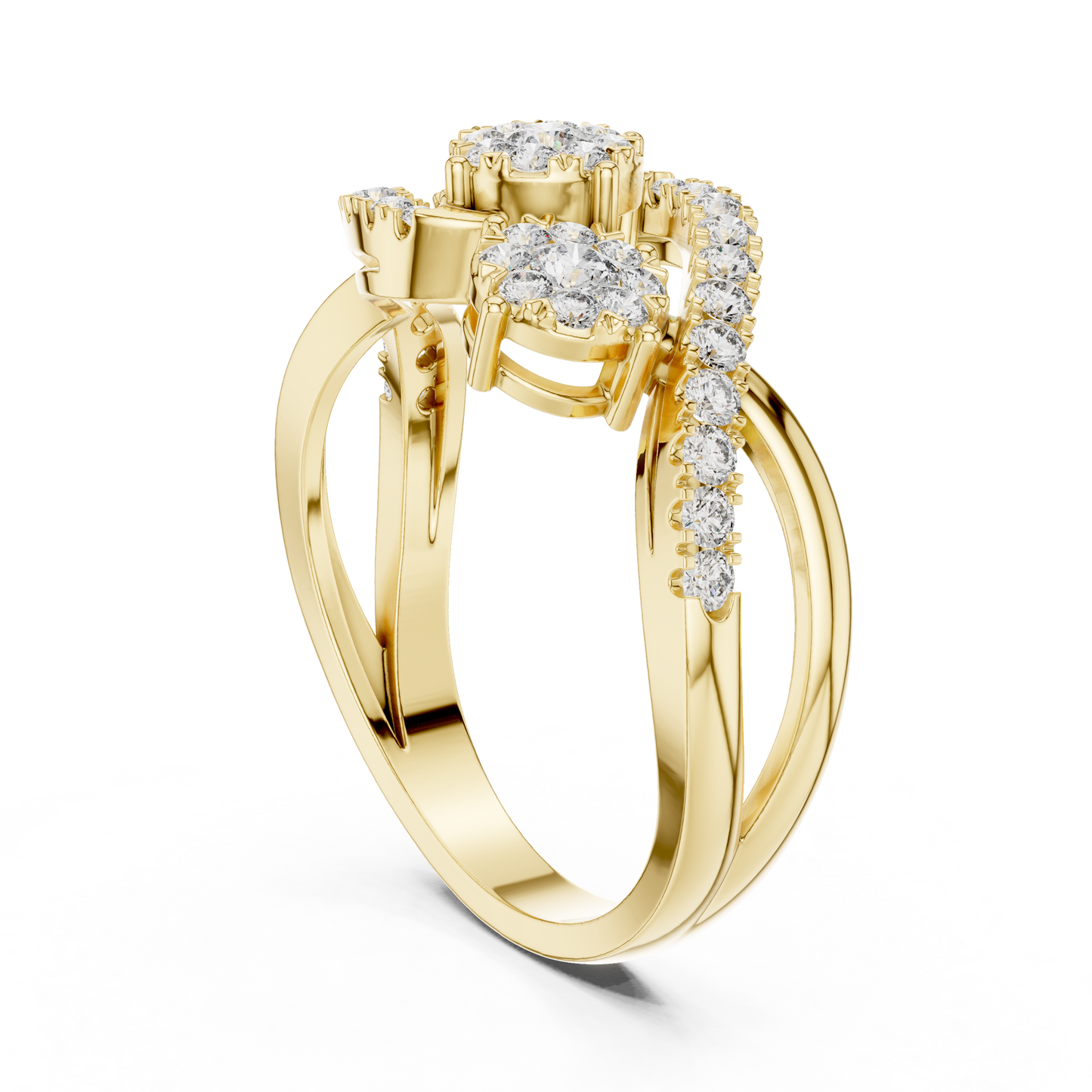 Round Halo Lab Grown Diamond Ring