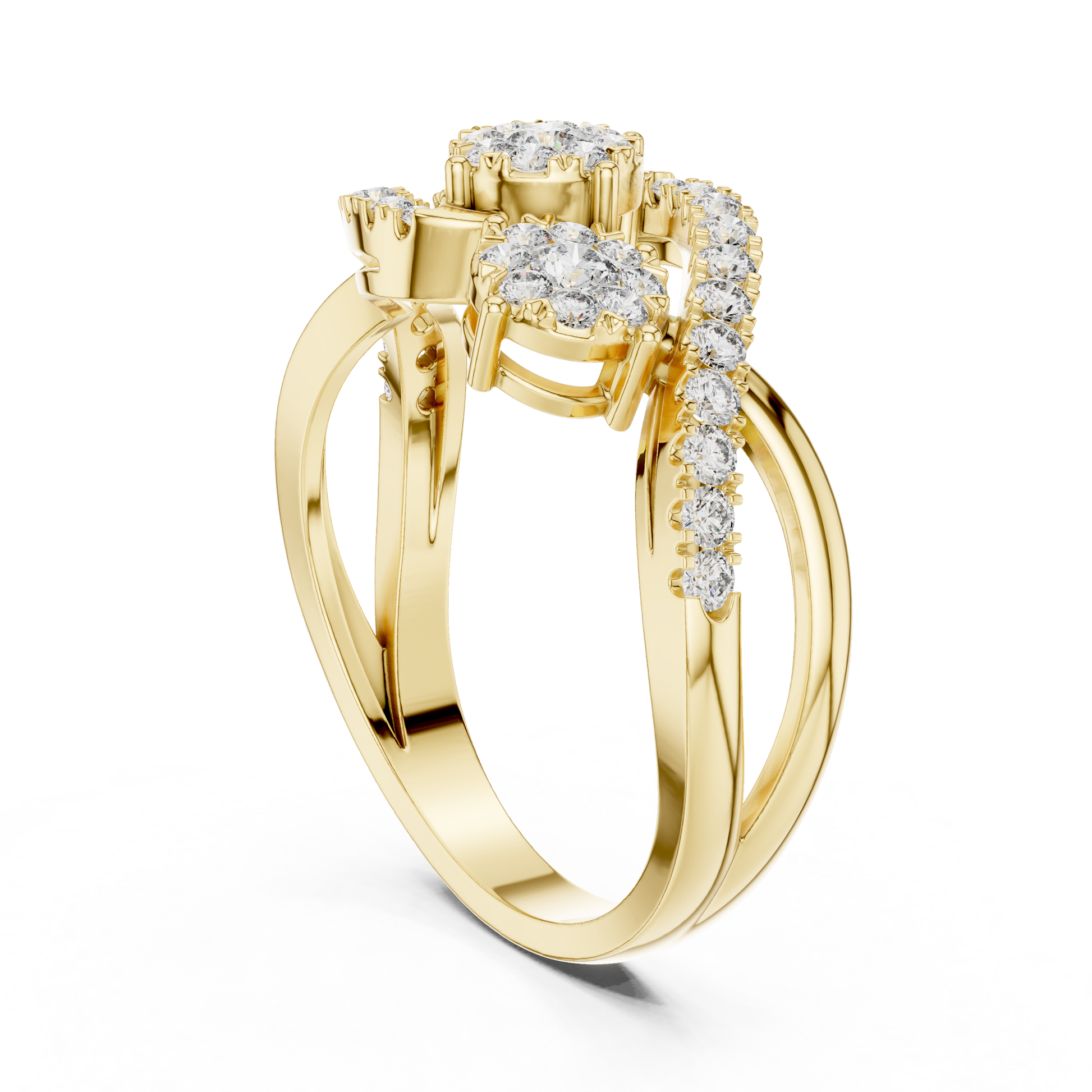 Round Halo Lab Grown Diamond Ring