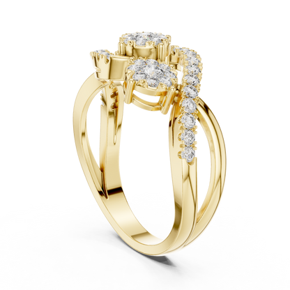 Round Halo Lab Grown Diamond Ring
