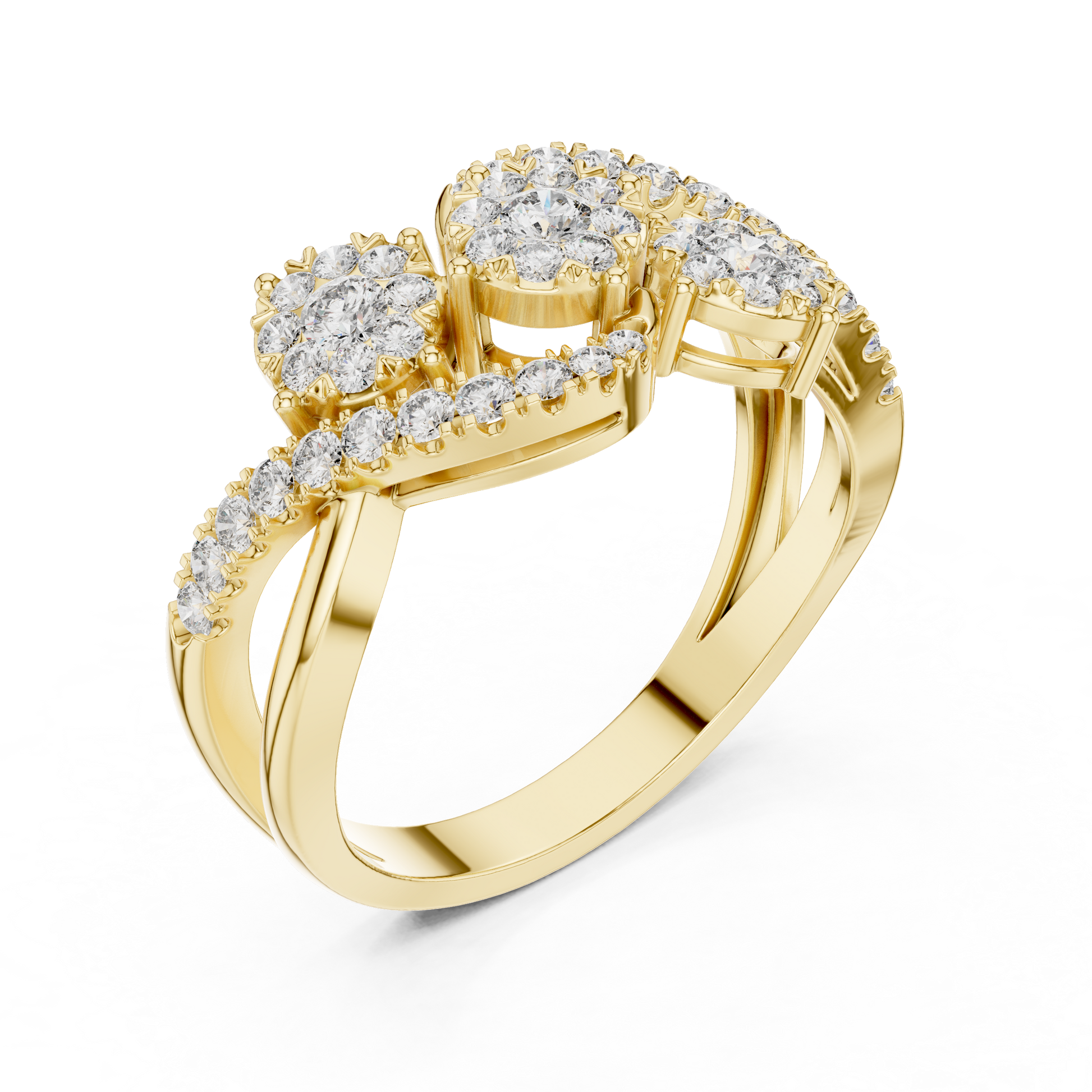 Round Halo Lab Grown Diamond Ring