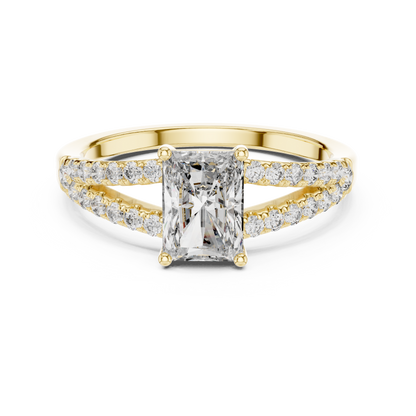 Mixed Shape Lab Grown Diamond Side Stone Ring