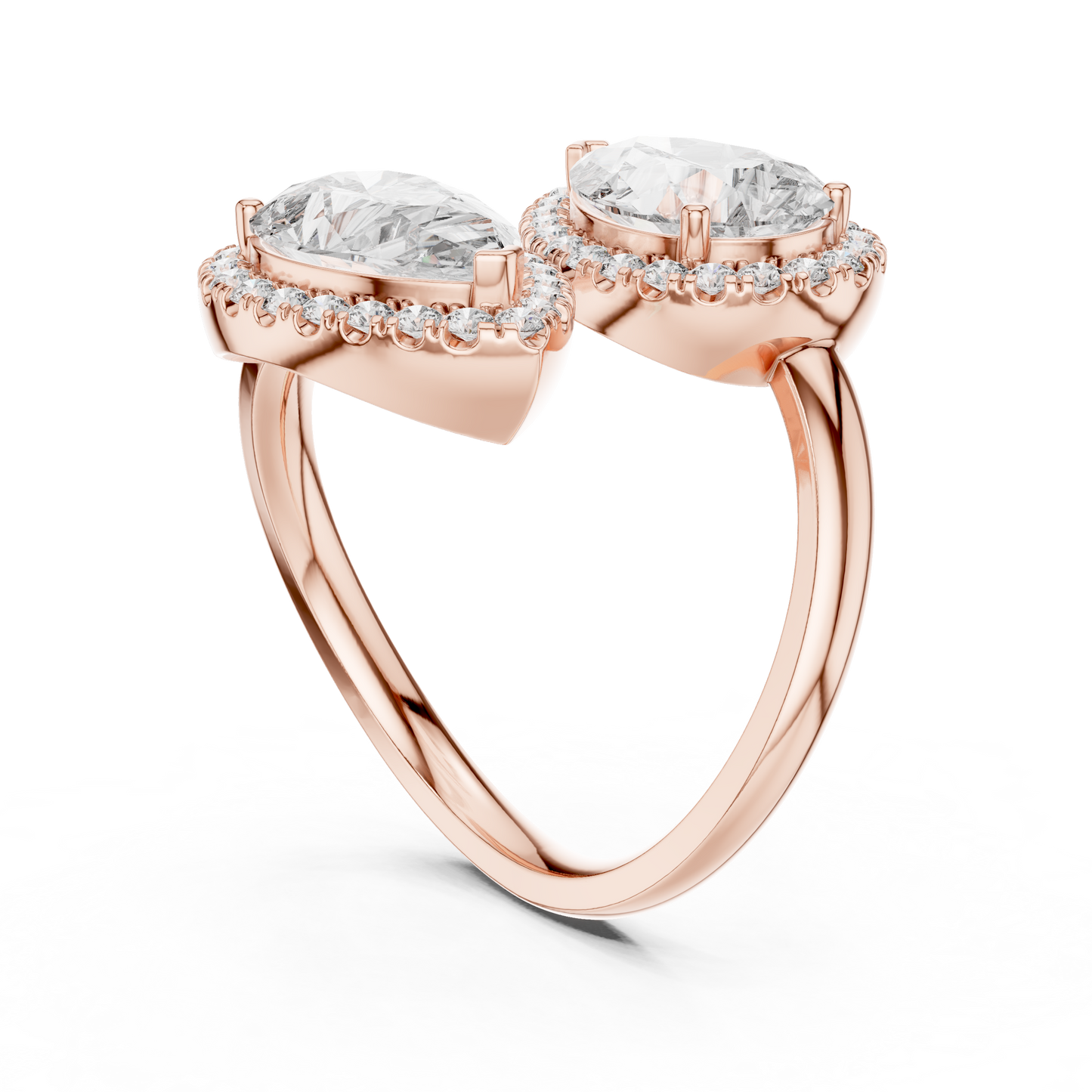 Round Halo Lab Grown Diamond Ring