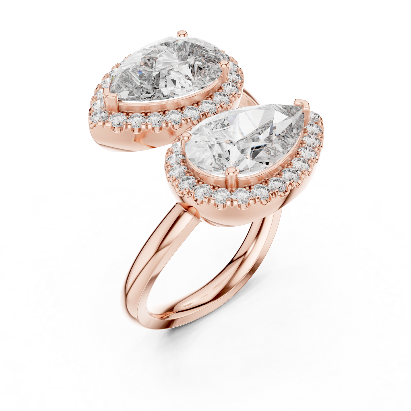 Round Halo Lab Grown Diamond Ring