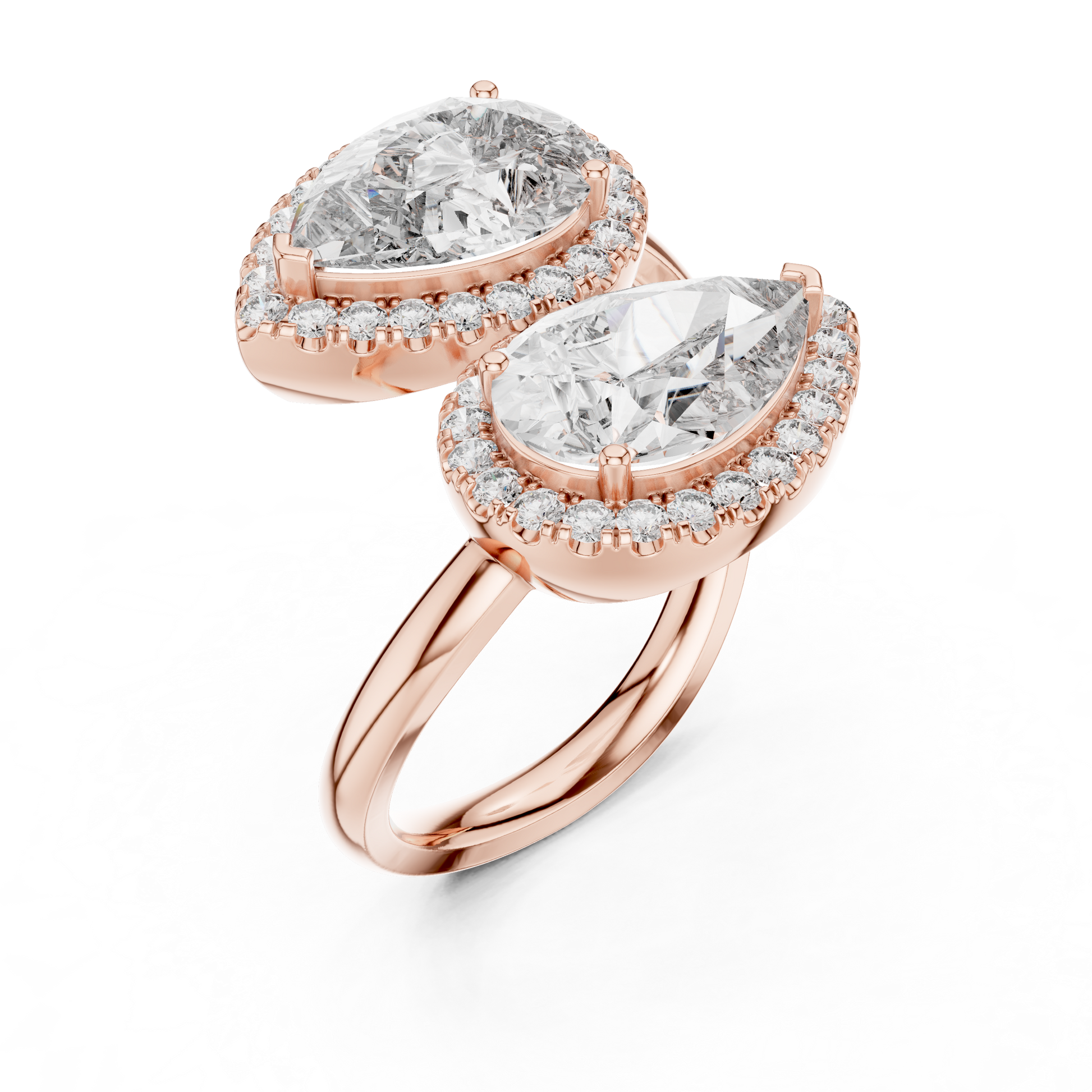 Round Halo Lab Grown Diamond Ring