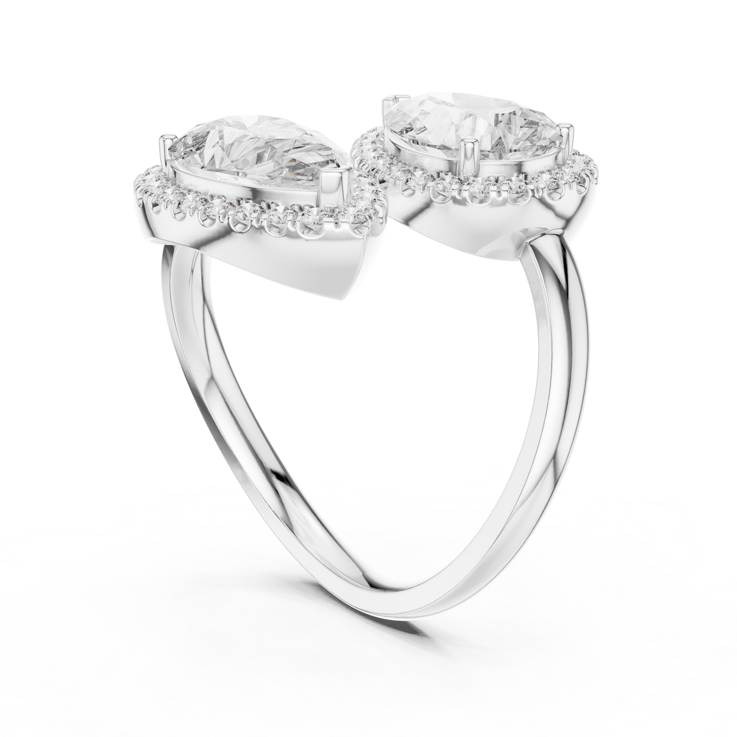 Round Halo Lab Grown Diamond Ring