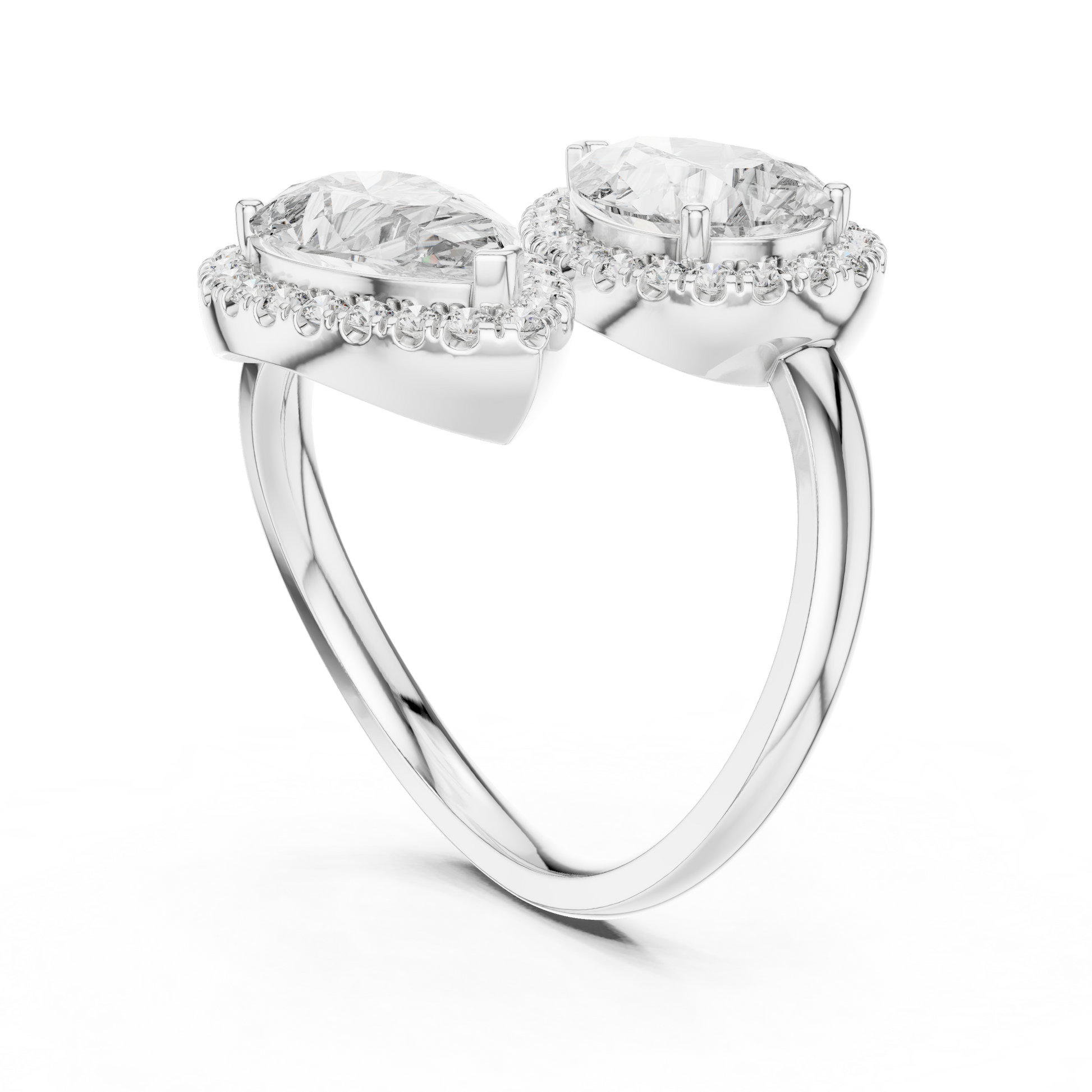 Round Halo Lab Grown Diamond Ring