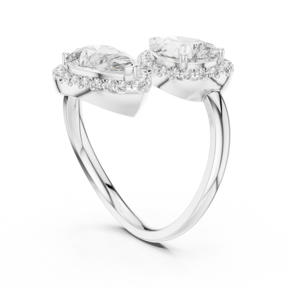 Round Halo Lab Grown Diamond Ring