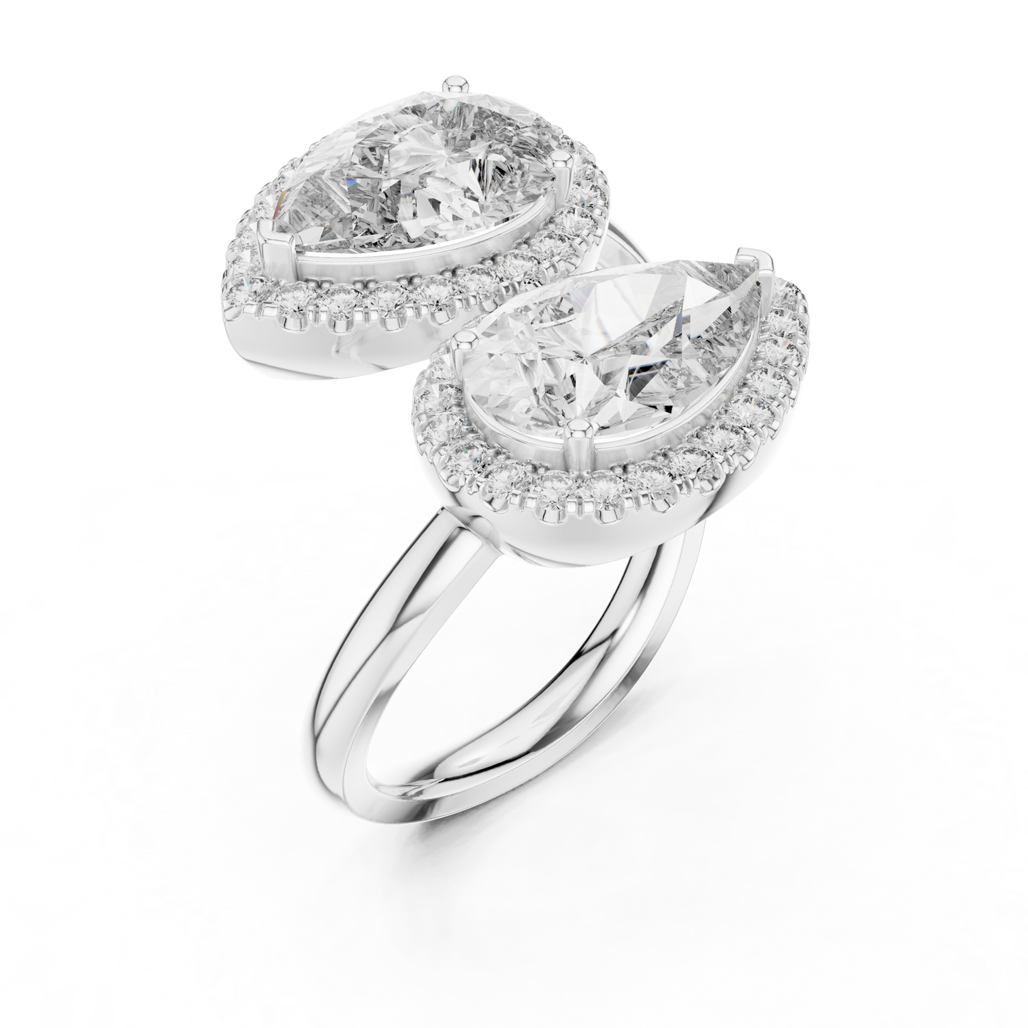 Round Halo Lab Grown Diamond Ring