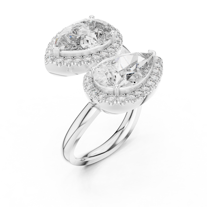 Round Halo Lab Grown Diamond Ring