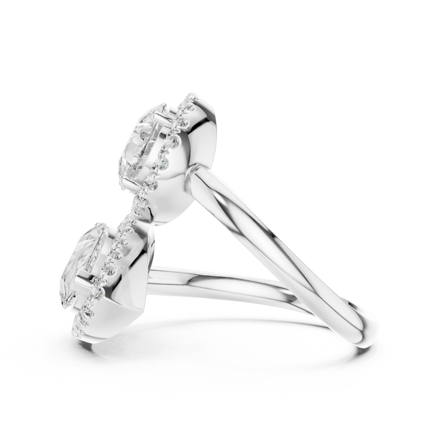 Round Halo Lab Grown Diamond Ring