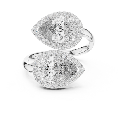Round Halo Lab Grown Diamond Ring