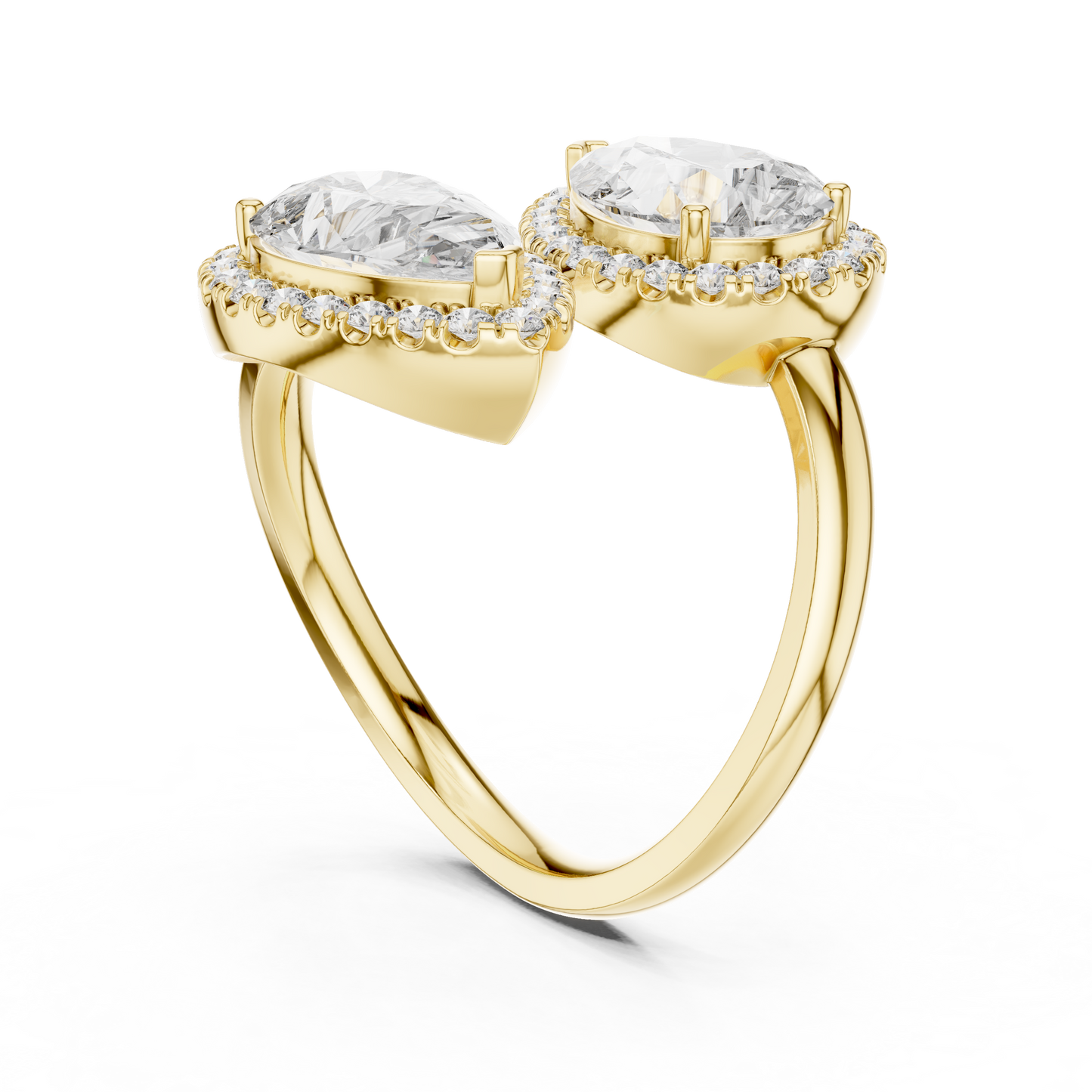 Round Halo Lab Grown Diamond Ring