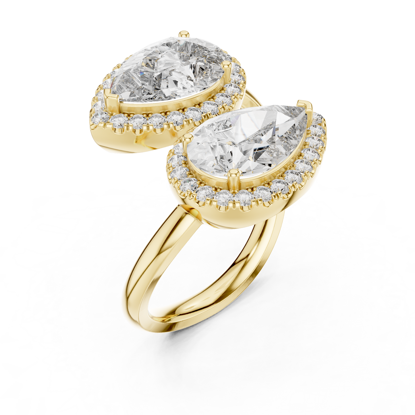 Round Halo Lab Grown Diamond Ring