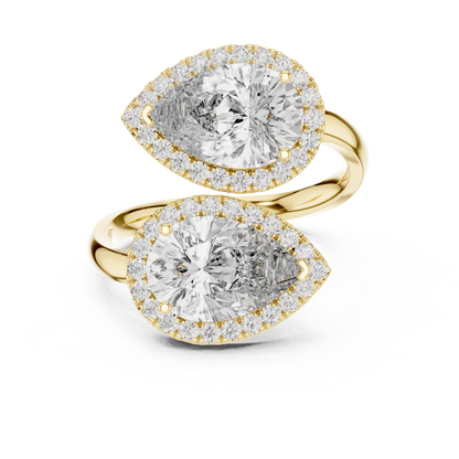 Round Halo Lab Grown Diamond Ring