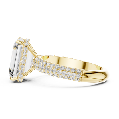 Mixed Shape Lab Grown Diamond Halo Ring