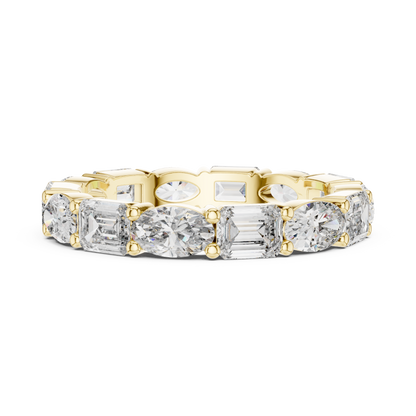 Mixed Shape Lab Grown Diamond Eternity Ring