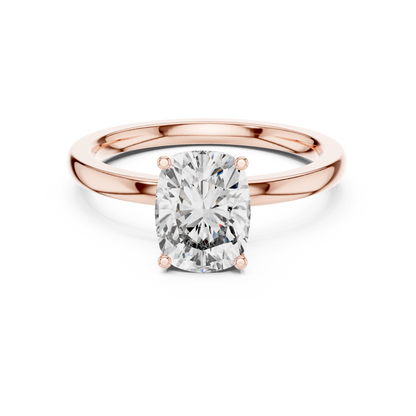 Round Halo Lab Grown Diamond Ring