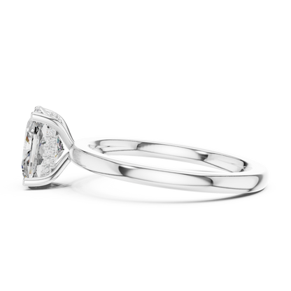 Round Halo Lab Grown Diamond Ring