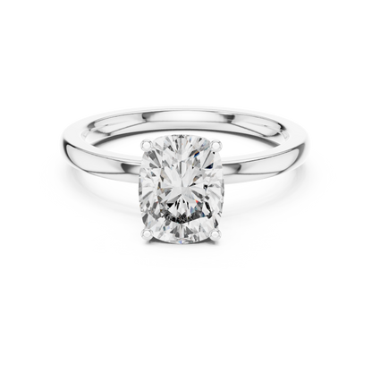 Round Halo Lab Grown Diamond Ring